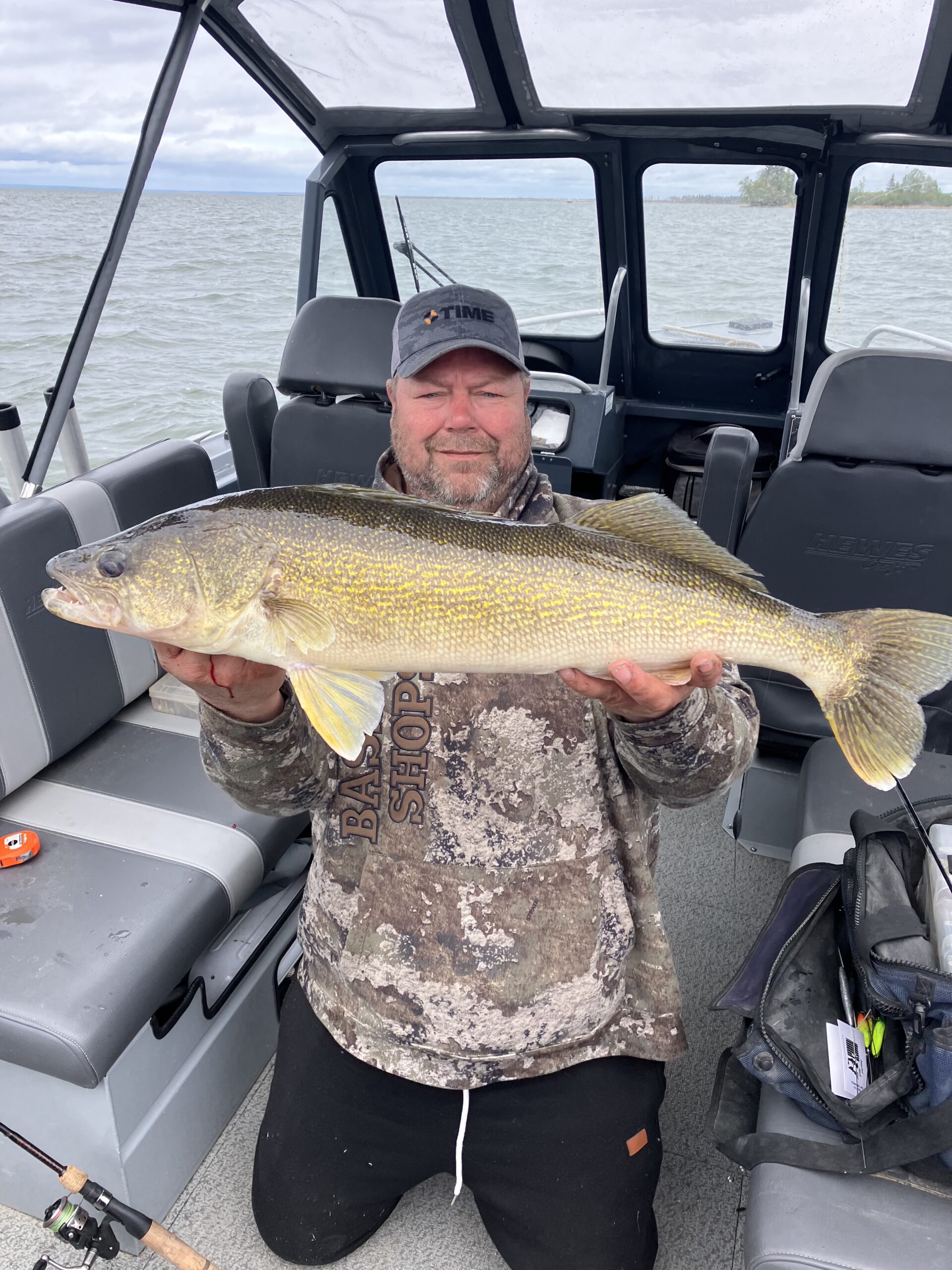 over 30" walleye caught with Painted Back Rigs on Dore Lake SK