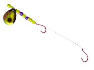 fishing lure crawler harness painted back rigs