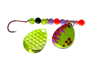 fishing lure crawler harness painted back rigs