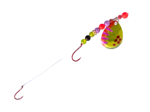 fishing lure crawler harness painted back rigs