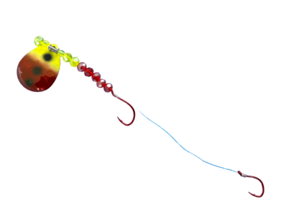 fishing lure crawler harness painted back rigs