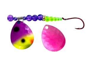 fishing lure crawler harness painted back rigs