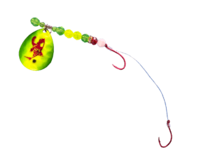 fishing lure crawler harness painted back rigs