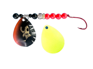 fishing lure crawler harness painted back rigs