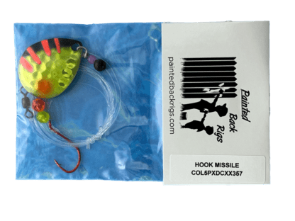 fishing lure crawler harness painted back rigs