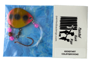 fishing lure crawler harness painted back rigs