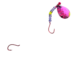 fishing lure crawler harness painted back rigs