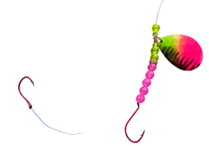 fishing lure crawler harness painted back rigs