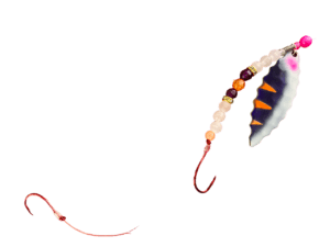 fishing lure crawler harness painted back rigs