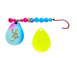 fishing lure crawler harness painted back rigs