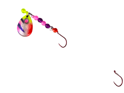 CLEAR CHAOS walleye spinner rig - Image 2