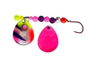CLEAR CHAOS walleye spinner rig crawler harness worm harness walleye spinner rig