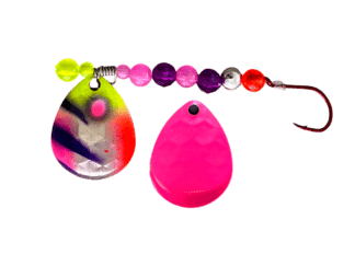 CLEAR CHAOS walleye spinner rig