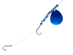 BLUE ORCHID night crawler harness crawler harness worm harness walleye spinner rig