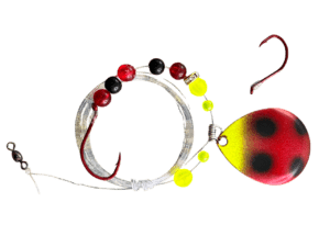 LADYBUG night crawler harness crawler harness worm harness walleye spinner rig
